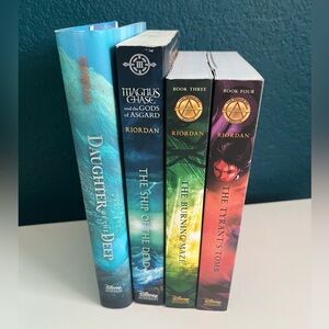 Rick Riordan Books Magnus Chase Trials of Apollo Daughter of the Deep